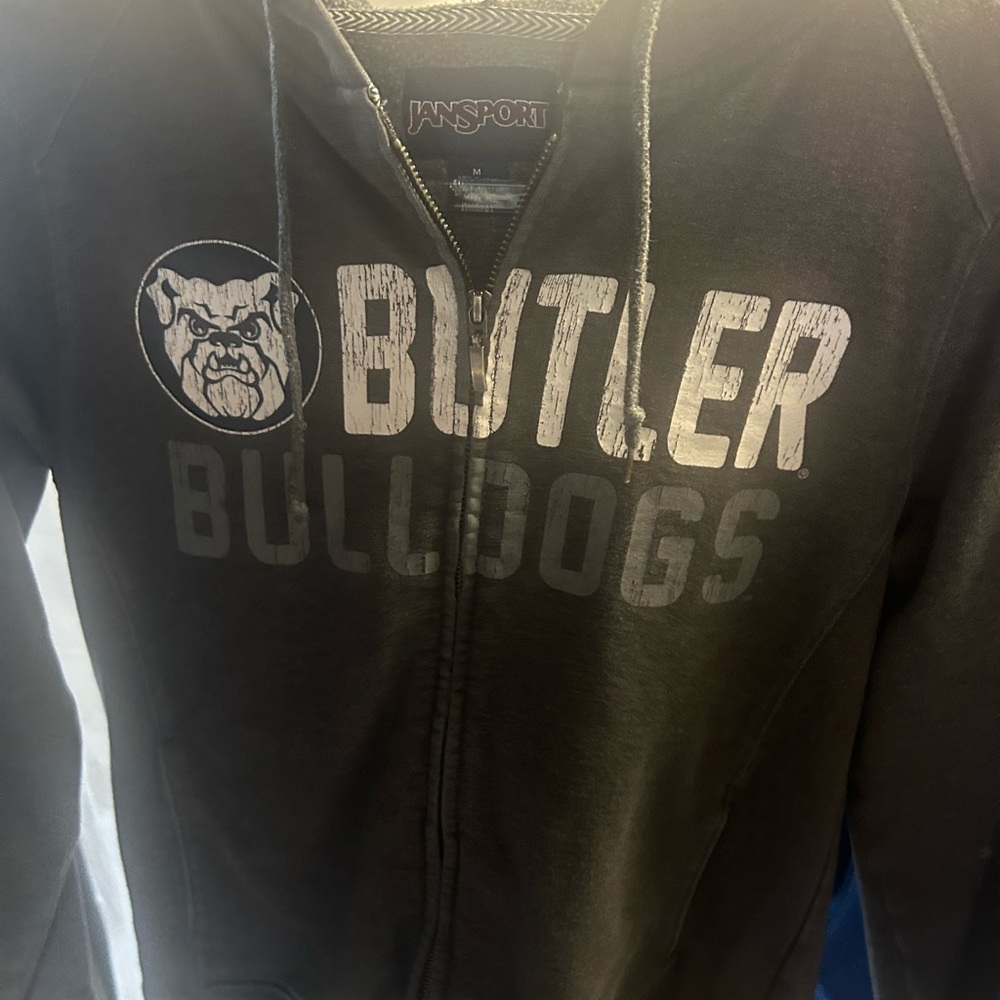 Jansport Black Butler Bulldogs Zip-Up Hoodie
